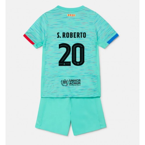 Maillot de foot Barcelona Sergi Roberto #20 Troisième enfant 2023-24 Manches Courte (+ pantalon court)